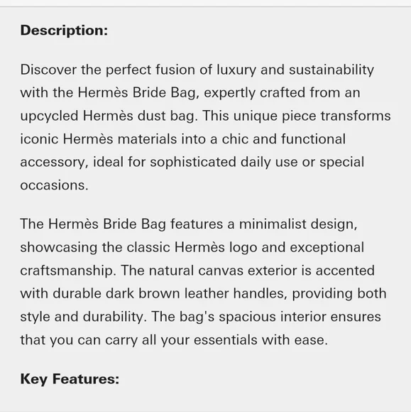 SOLD DIRECTLY Hermes bride bag & organizer- Authentic & sustainable! - Picture 11 of 16